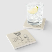 God's Uw Vennootschap Stenen Onderzetter (Zijkant)