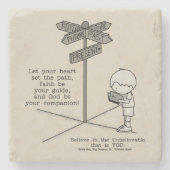 God's Uw Vennootschap Stenen Onderzetter (Voorkant)