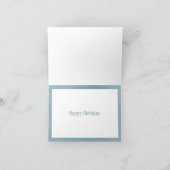 Gods vader verjaardagskaart - waterverf vogel kaart (Binnen)