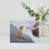 Gods Vizsla Briefkaart (Staand voorkant)