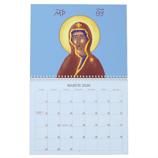 Gods Vredeskalender Kalender (Mar 2026)