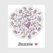 God's Vredesticker Sticker (Vel)