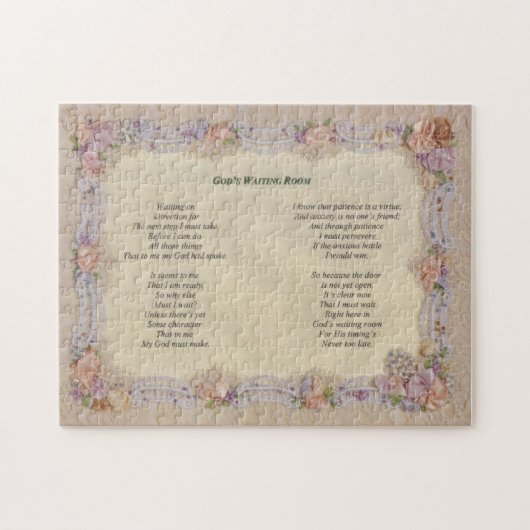 Gods wachtkamer legpuzzel (Horizontaal)