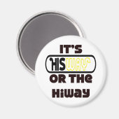 God's Way Christelijk Magneet (Voorkant / Achterkant)