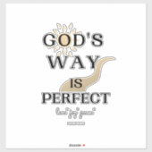Gods weg is perfect sticker (Vel)