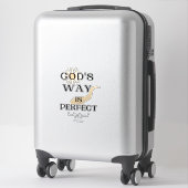 Gods weg is perfect sticker (Koffer)