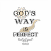 Gods weg is perfect sticker (Voorkant)