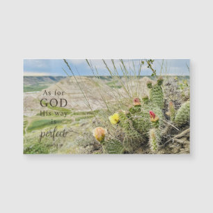 Gods Weg is Volmaakt Cactus Bloem Foto Magneet