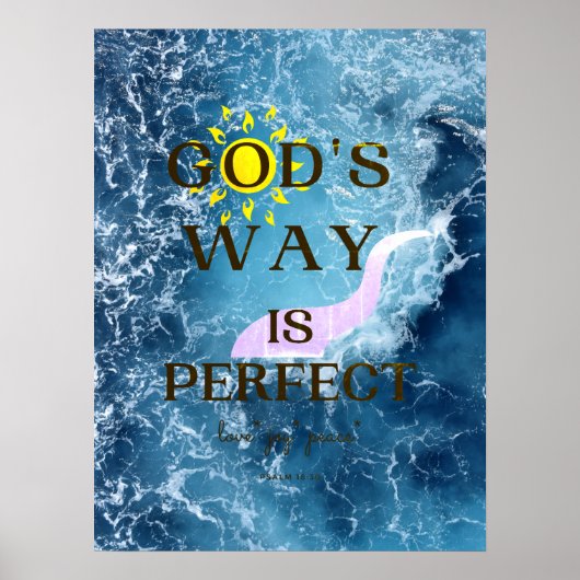 Gods weg is volmaakt Poster (Voorkant)