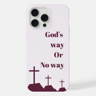 "Gods weg of geen weg" telefoonhoesje iPhone 15 Pro Max Case