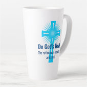 Gods werk, de pensioenuitkeringen zijn geweldig latte mok (Rechterhoek)