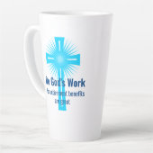 Gods werk, de pensioenuitkeringen zijn geweldig latte mok (Linkerhoek)