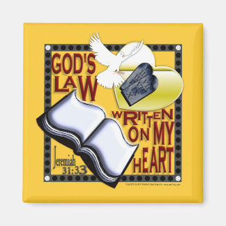 Gods wet geschreven op mijn hart - Magneet