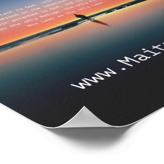 Gods wetten poster (Hoek)