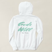 Gods Will Hoodie (Design achterkant)