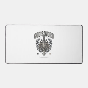 God's Word Zwaard & Rozen Vintage Christelijk Bureaumat