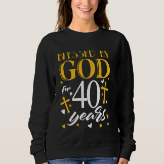 Gods zegen voor 40 jaar oude Mannen van 40 jaar Trui