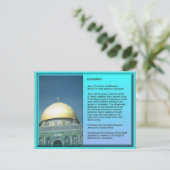 Godsdienst, Bezoekers aan Jeruzalem Briefkaart (Staand voorkant)