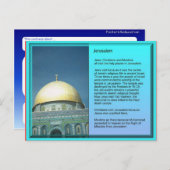 Godsdienst, Bezoekers aan Jeruzalem Briefkaart (Voorkant / Achterkant)