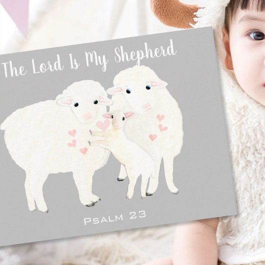 Godsdienst De Heer is mijn Shepherd Psalm 23 Briefkaart