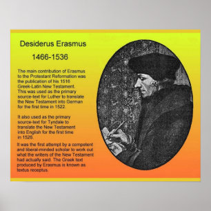 Godsdienst, Geschiedenis, Diessiderius Erasmus Poster