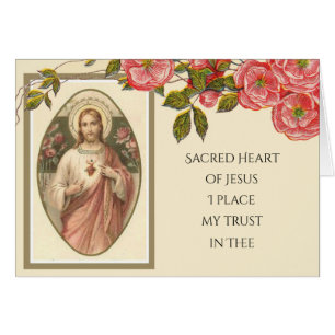 godsdienst Jesus Floral Elegant