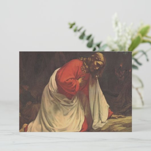  godsdienst Jezus Christus Garden van Gethsemane (Staand voorkant)