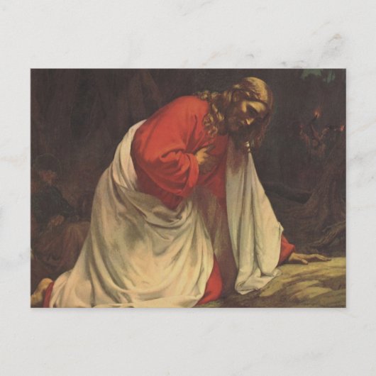  godsdienst Jezus Christus Garden van Gethsemane Briefkaart (Voorkant)
