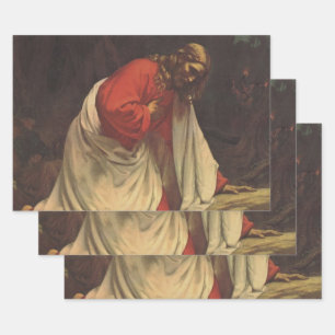 godsdienst Jezus Christus Garden van Gethsemane Inpakpapier Vel