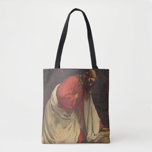  godsdienst Jezus Christus Garden van Gethsemane Tote Bag (Voorkant)