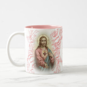 Godsdienst Jezus die ik vertrouw op de Mercy Tweekleurige Koffiemok