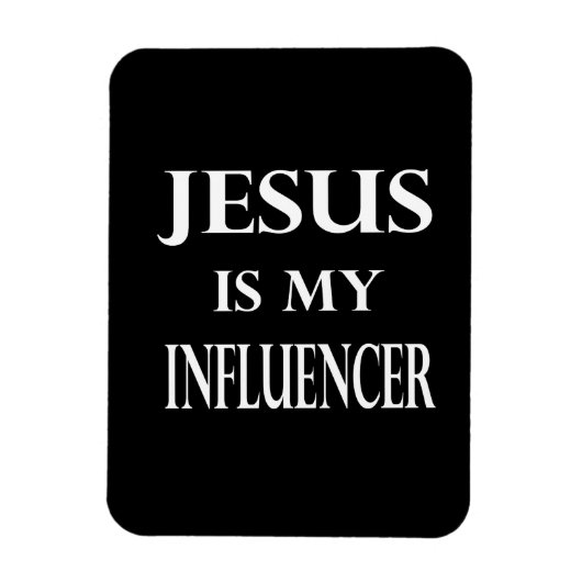 Godsdienst - Jezus is mijn influencer Magneet (Verticaal)