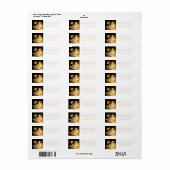 Godsdienst Jezus, Mary & Angels kerstlabel Etiket (Full Sheet)