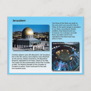 Godsdienst, Pelgrims aan Jeruzalem Briefkaart