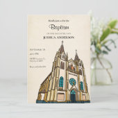 Godsdienstdoop Kaart (Staand voorkant)