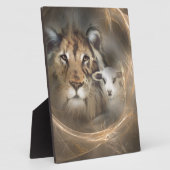 Godsdienstgeschenken Jezus, "leeuwlammeren" voor d Fotoplaat (Zijkant)