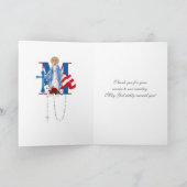 Godsdienstgeschermdschrift van de militaire dienst kaart (Binnen)