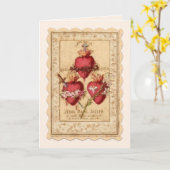 Godsdienstharten van Jezus Joseph Kaart (Gele Bloem)