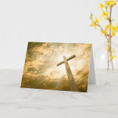 Godsdienstig DwarsWenskaart Kaart (Gele Bloem)