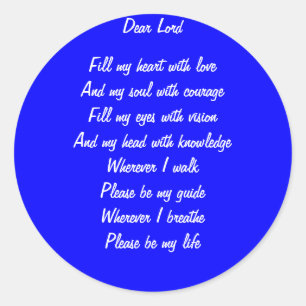 godsdienstig ronde sticker