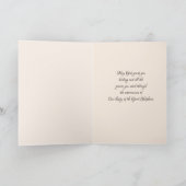 Godsdienstig word goed Maagdelijke Mary Catholic Kaart (Binnen)