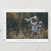 Godsdienstige Christelijke Familie Kerst Feestdagenkaart (Voorkant)