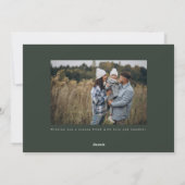 Godsdienstige Christelijke Familie Kerst Feestdagenkaart (Achterkant)