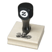 Godsdienstige Gezegende Maagd Maria Lourdes Rubberstempel (Stempel)