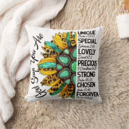 Godsdienstige God zeg dat je bent .. Kussen