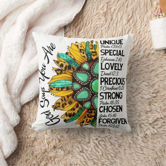 Godsdienstige God zeg dat je bent .. Kussen (Deken)