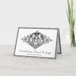 Godsdienstige Heilige Familie Jezus Mary Joseph Li Kaart