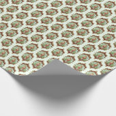 Godsdienstige Heilige Hart Jesus Elegant Cadeaupapier (Hoek)