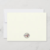 Godsdienstige katholieke Heilige Familie condolean Bedankkaart (Achterkant)