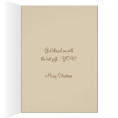 Godsdienstige kerstcadeautjes voor de man Baby Jez (Binnen (Rechts))